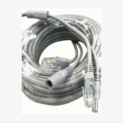 Network-Power-Combo-Copper-5M ethernet + power combined cable (copper) feature:
type: network + power 2-in-1 | material: copper
application: poe or separate power for cctv cables - RainboParts