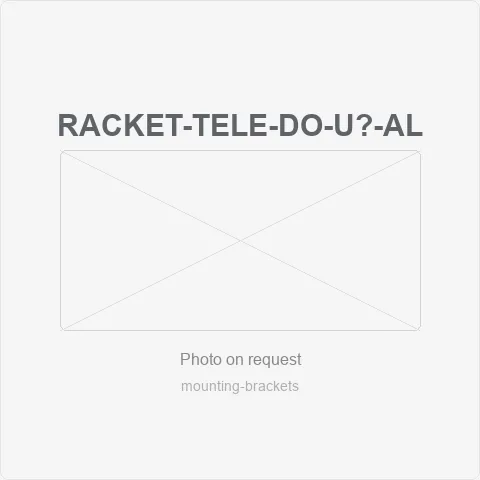 BRACKET-TELE-DO-U60-120CM-AL for mounting brackets - RainboParts