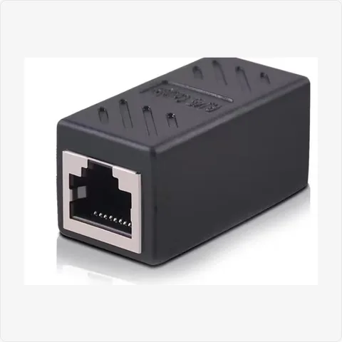 RJ45-Coupler-Alum rj45 inline coupler (aluminum shell/contact) for cctv connectors - RainboParts