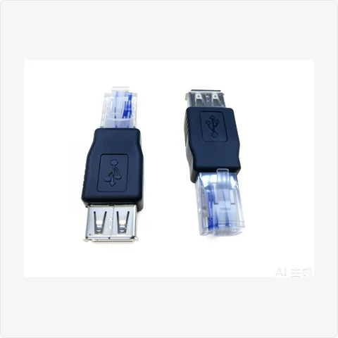 RJ45-USB rj45 female to usb female adapter for cctv connectors - RainboParts