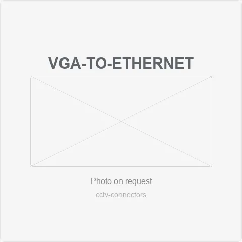 VGA-to-Ethernet vga male to rj45 female adapter for cctv connectors - RainboParts