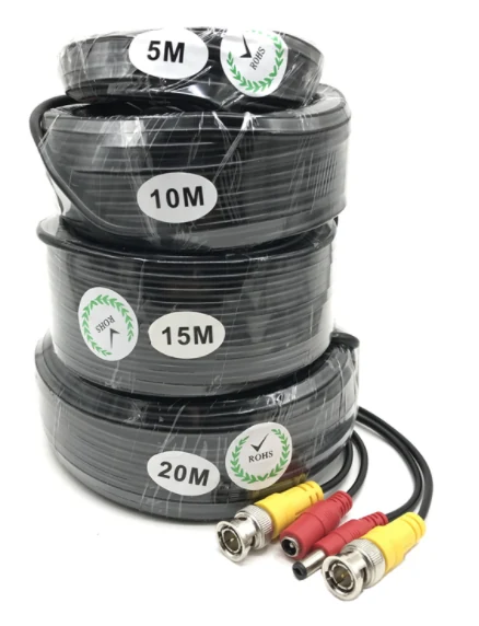 BNC-DC-All-in-One-5.0 bnc + dc combined cctv cable (od: 5.0mm) for cctv cables - RainboParts