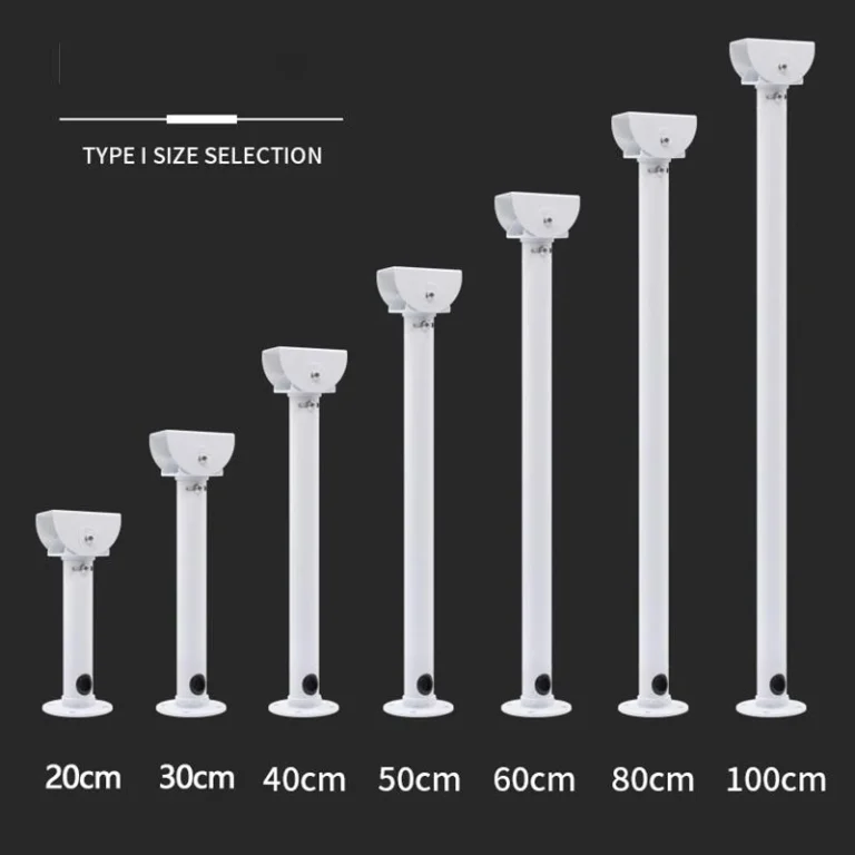BRACKET-07I-AL aluminum alloy type i pendant extension pole (white) - RainboParts