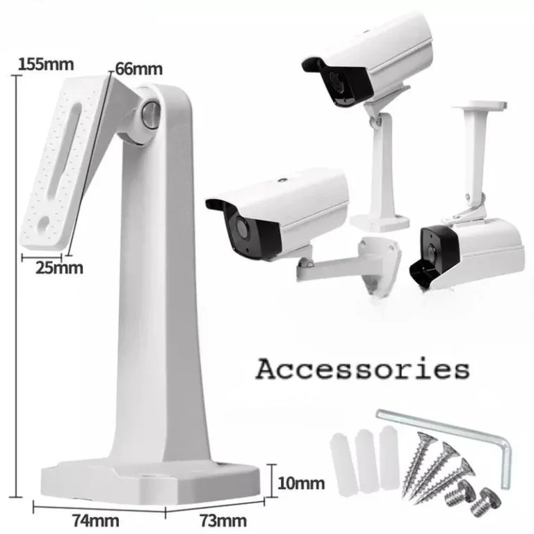 BRACKET-1296-PL ds-1296 rotatable plastic monitor bracket (74x73mm, 155mm, white) - RainboParts