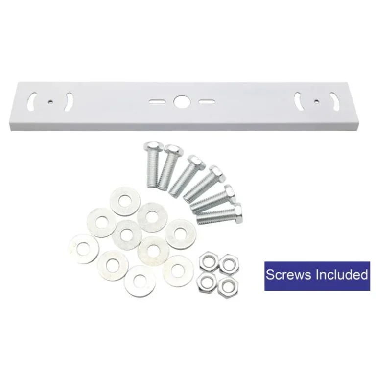 BRACKET-BAR-400 horizontal mounting bar / extension bar (400mm, white) - RainboParts