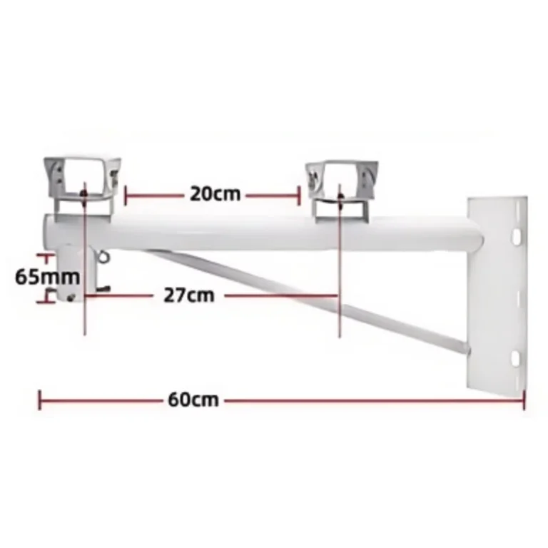 BRACKET-COMBO-COR bullet & dome combo corner mount bracket (white) - RainboParts