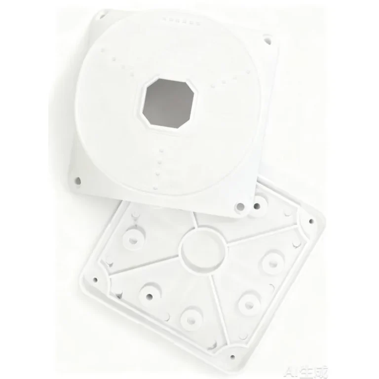 BRACKET-CX2-S model cx-2 square camera mount bracket (white) - RainboParts