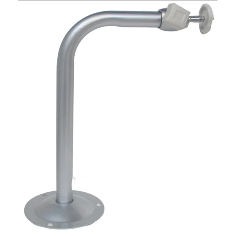 BRACKET-L-06D-AL l-shaped / curved aluminum camera bracket 06d (220x150mm, silver grey) - RainboParts