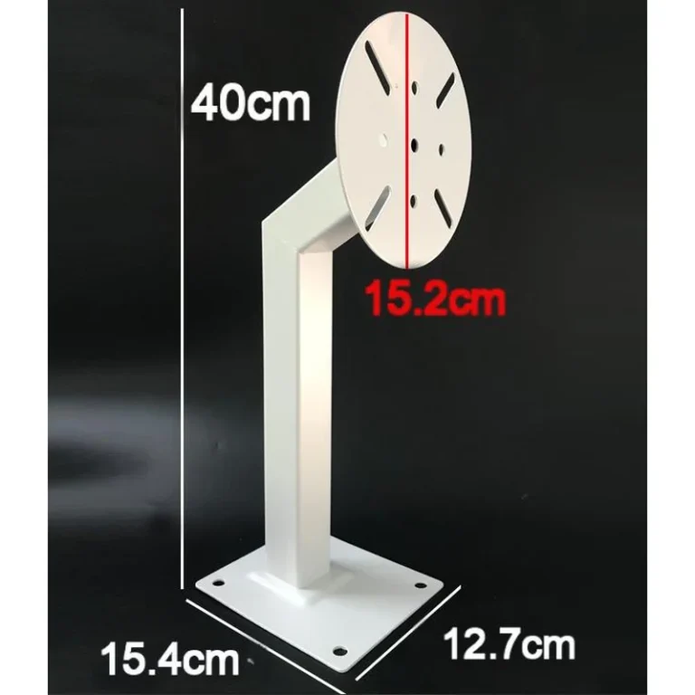BRACKET-PTZ-400-SS 301 stainless steel heavy-duty ptz bracket (400mm, white) - RainboParts