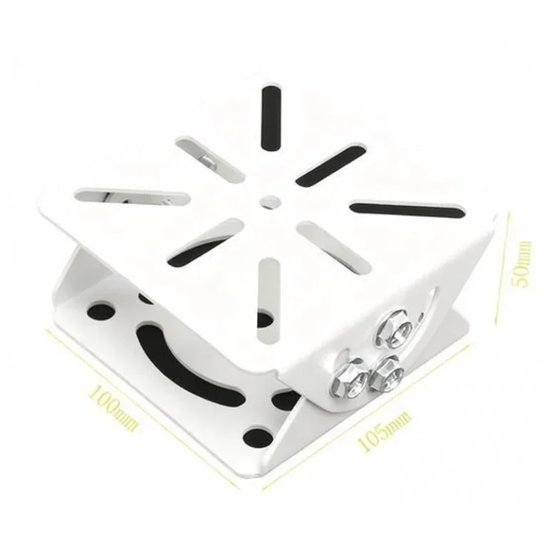 BRACKET-RICE-M rice-shaped multi-hole universal bracket (50mm, white) - RainboParts