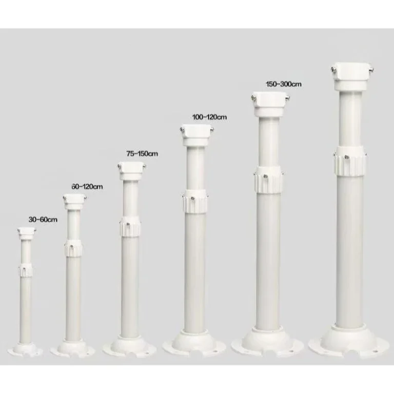 BRACKET-TELE-BU-45-AL-I aluminum alloy 45mm telescopic bullet camera ceiling mount (300-3000mm, white) - RainboParts