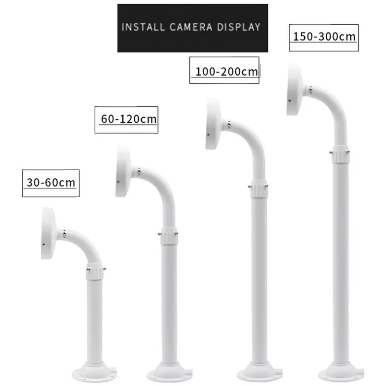BRACKET-TELE-DO-L-AL aluminum alloy telescopic l-shaped dome camera wall mount - RainboParts