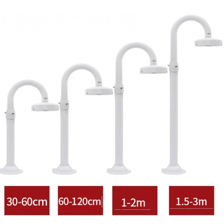 BRACKET-TELE-DO-U-AL aluminum alloy telescopic u-shaped dome camera mount - RainboParts