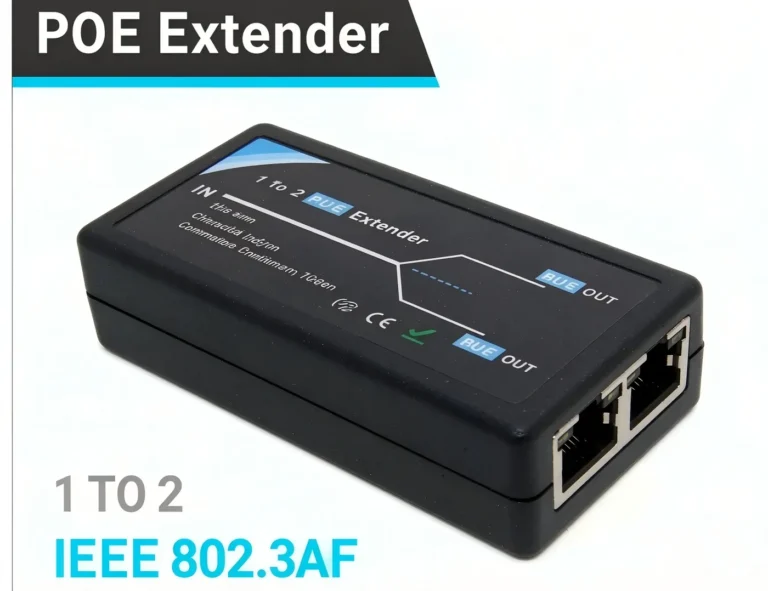 POE-AT02AF ieee 802.3af standard poe extender / repeater (1 in 2 out) for poe adapters - RainboParts