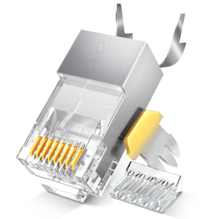 RJ45-Cat7-SFTP cat7 rj45 shielded connector with strain relief for cctv connectors - RainboParts