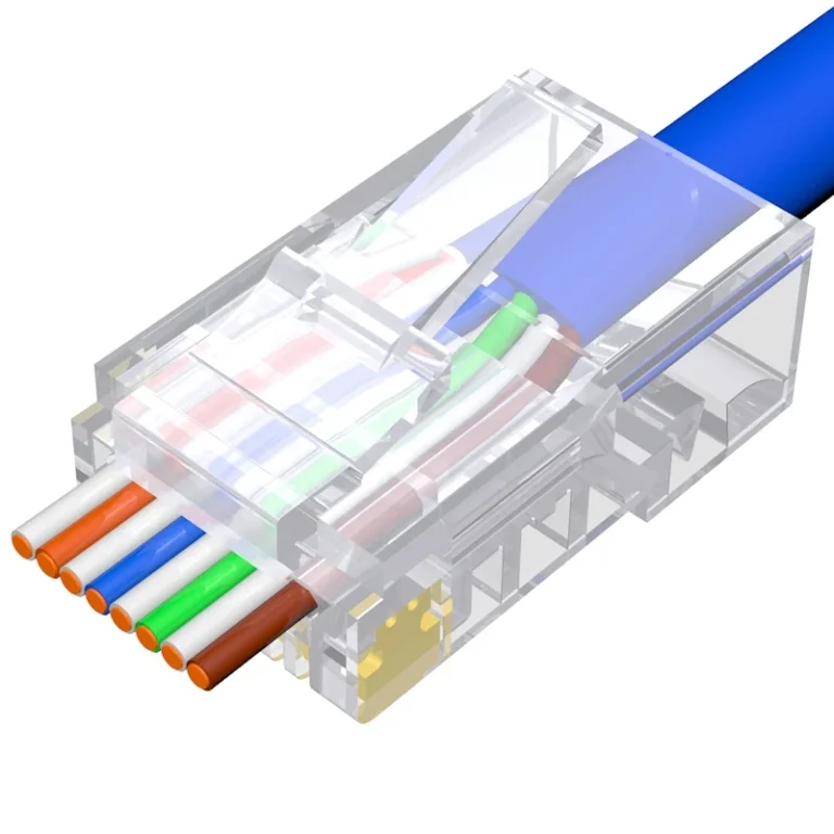 RJ45-TH-Cat5 rj45 cat5 through-hole connector for cctv connectors - RainboParts