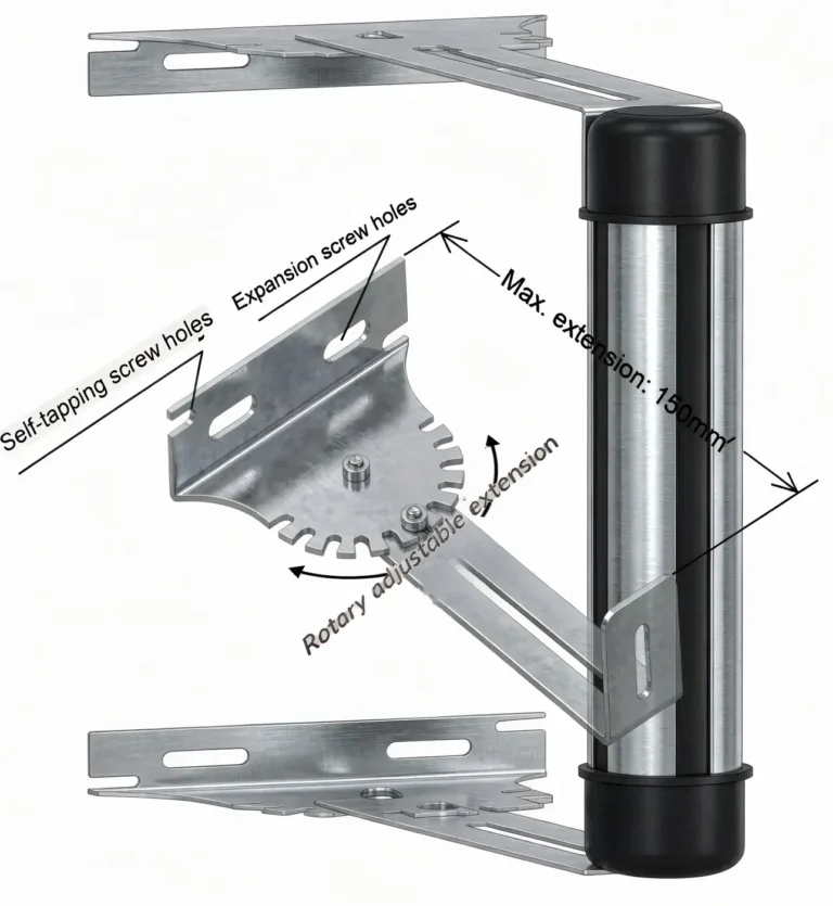 ZH-ZL multi-functional adjustable bracket (stainless steel) for perimeter security - RainboParts